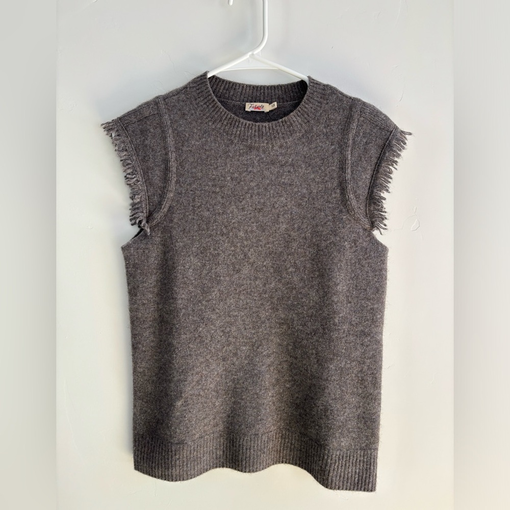 Faherty Twenty Four Seven Sweater Tank In Thunder (S)